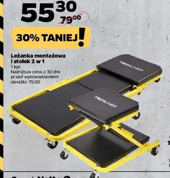 Netto Leżanka montażowa i stołek warsztatowy 2w1 Techliner oferta
