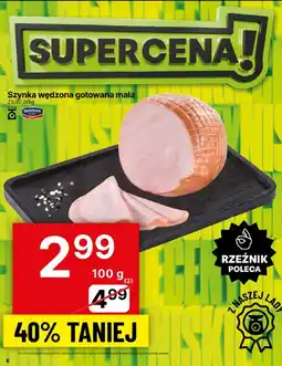 Delikatesy Centrum szynka wędzona gotowana mała 100g Handerek oferta