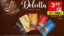 Delikatesy Centrum czekolada Dolcetta 90-100g oferta