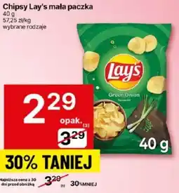 Delikatesy Centrum chipsy Lay's mała paczka 40g oferta