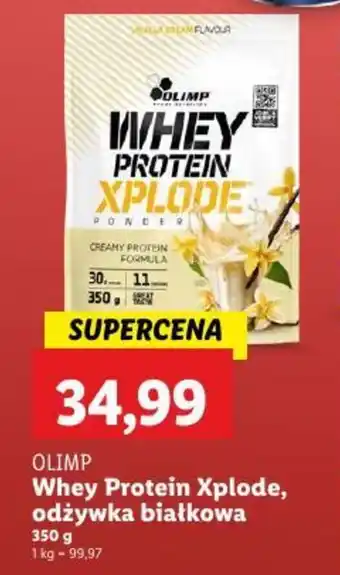 Lidl Olimp whey protein xplode, odżywka białkowa oferta