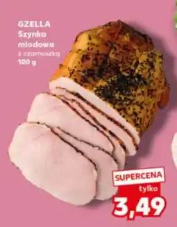 Kaufland Szynka miodowa z czarnuszką Gzella oferta