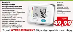 Kaufland Ciśnieniomierz nadgarstkowy bw-83e Ecomed oferta