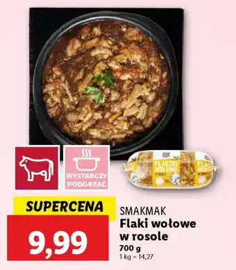 Lidl Flaki wołowe W rosole oferta