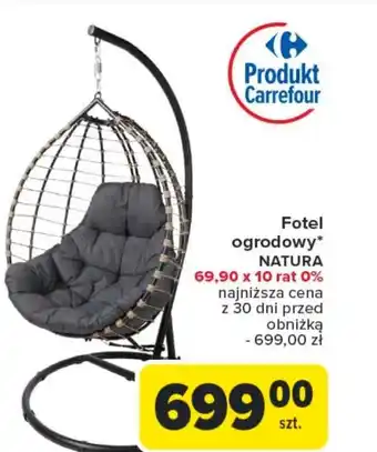 Carrefour Fotel ogrodowy Carrefour oferta