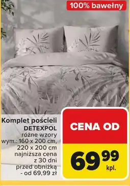 Carrefour Komplet pościeli Detexpol oferta