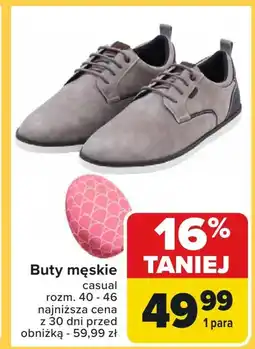 Carrefour Buty męskie oferta