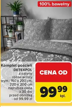 Carrefour Market Komplet pościeli Detexpol oferta