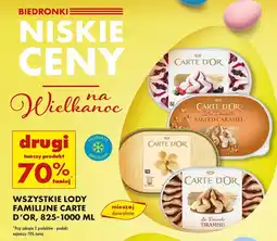 Biedronka Lody tiramisu Algida Carte D'or Les Desserts oferta