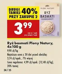 Biedronka Ryz basmati Plony Natury oferta