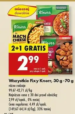 Biedronka Mac'n cheese Knorr Fix oferta