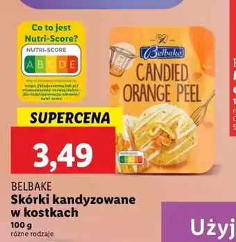 Lidl Skórka pomarańczowa kandyzowana Belbake oferta