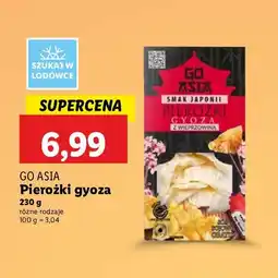 Lidl Pierożki gyoza z wieprzowiną Go asia oferta