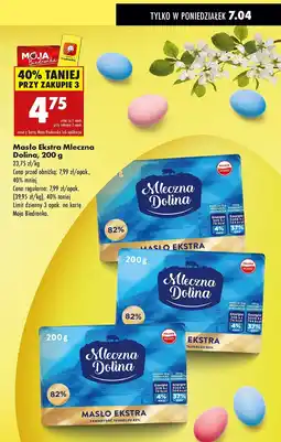 Biedronka Masło ekstra Mleczna dolina oferta