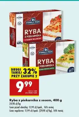 Biedronka Ryba z piekarnika z sosem włoskim Family fish oferta
