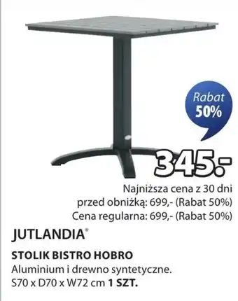 JYSK Stolik Jutlandia oferta