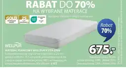 JYSK Materac Wellpur oferta