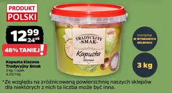 Netto Kapusta kiszona Tradycyjny Smak oferta