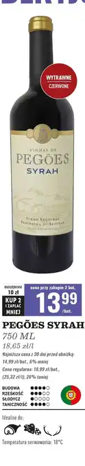 Biedronka Wino Pegoes Syrah oferta