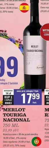 Biedronka Wino Tourigal Nacional Merlot oferta