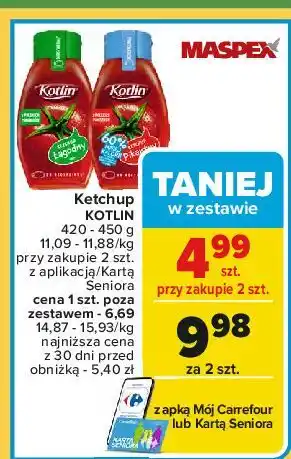 Carrefour Ketchup łagodny Kotlin oferta