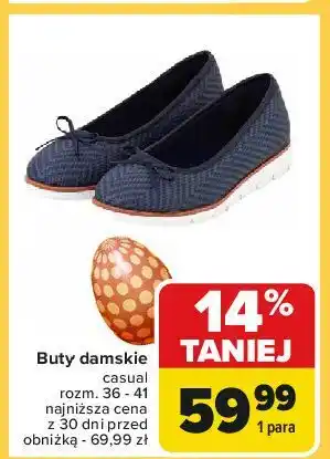 Carrefour Buty damskie casual 36-41 oferta