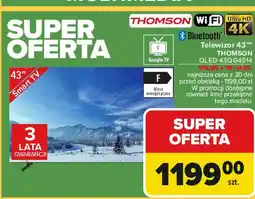 Carrefour Telewizor led 43 43qg4s14 Thomson oferta