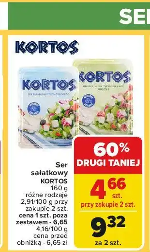 Carrefour Market Kortos ser sałatkowy Turek naturek Turek 123 oferta