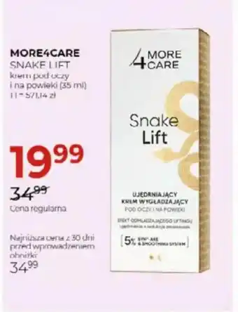 Jawa Drogerie More4Care Snake Lift oferta