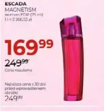 Jawa Drogerie Escada Magnetism oferta