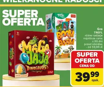 Carrefour Gra mega jaja dinosaurs Trefl oferta