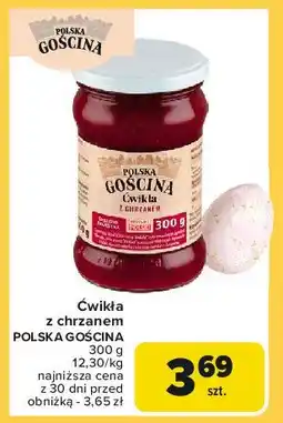 Carrefour Market Ćwikła z chrzanem Polska gościna oferta