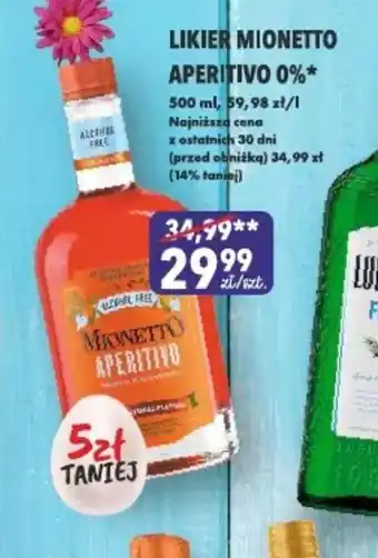 Arhelan Likier Mionetto Aperitivo 0% oferta