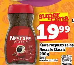 Topaz Kawa rozpuszczalna Nescafe Classic 200g Nestle oferta