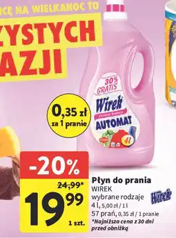 Intermarche Płyn do prania automat Wirek oferta
