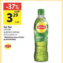 Intermarche Herbata mrożona classic Lipton Green Ice Tea oferta