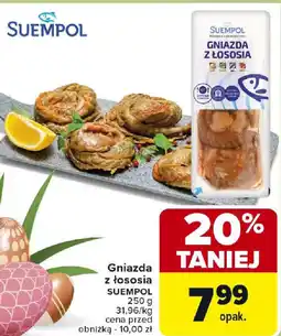 Carrefour Gniazda z łososia Suempol oferta