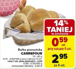 Carrefour Bułka poznańska Carrefour oferta
