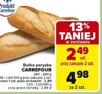 Carrefour Bułka paryska Carrefour oferta