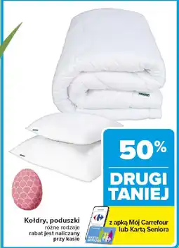 Carrefour Kołdry, poduszki oferta
