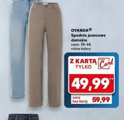 Kaufland Spodnie jeansowe 38-44 Oyanda oferta