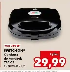 Kaufland Opiekacz do kanapek 750 w Switch On oferta