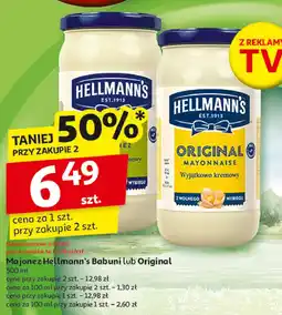 Auchan Majonez oryginalny Hellmann's oferta
