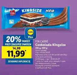 Lidl Czekolada peanut caramel Fin carre oferta