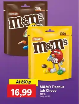 Lidl Draże orzechowe M&m's oferta
