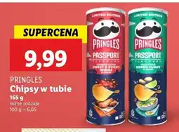 Lidl Chipsy thai style green curry Pringles passport flavours oferta