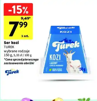 Intermarche Ser kozi łagodny Turek naturek Turek 123 oferta