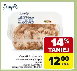 Carrefour Kawałki łososia wędzone na gorąco Simpl oferta