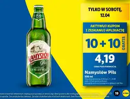 Lidl Piwo Namysłów Pils oferta