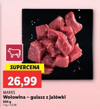 Lidl Gulasz z jałówki Mark's oferta
